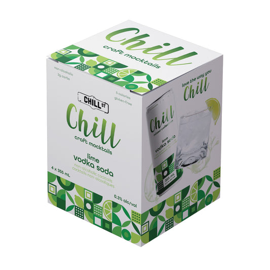 Vodka & Lime Mocktail 4-pack